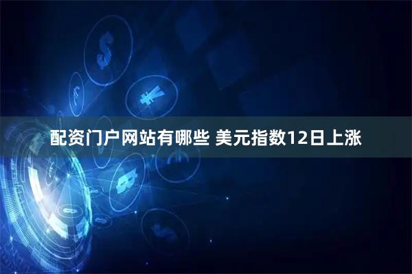 配资门户网站有哪些 美元指数12日上涨